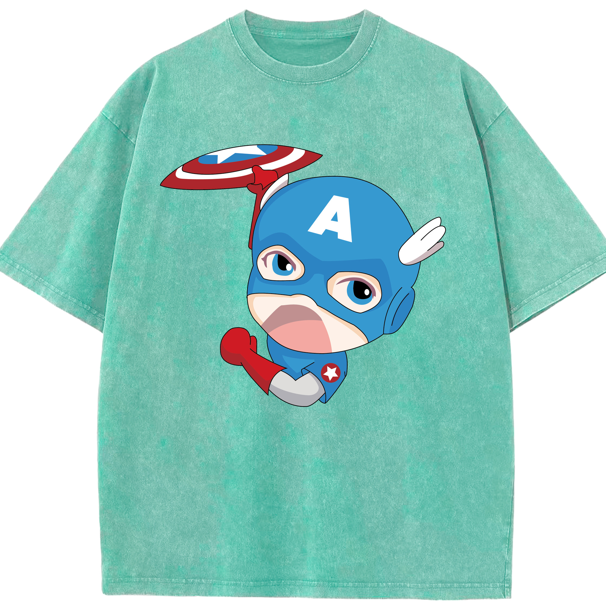 （画像用） アベンジャーズ The Avengers 綿100% ヴィンテージ風 半袖Tシャツ（フロントプリント）